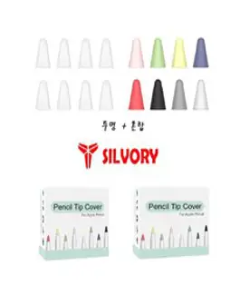 엘라고 애플펜슬 2세대 1세대 펜촉 펜슬 메탈 팁 (2개입), 투명, 1개