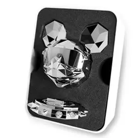 에어디 쥐 차량용 방향제 다크실버 화이트머스크향 본체 + 리필 2p, 1개, 1세트