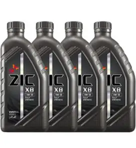 SK엔무브 지크 X8 엔진오일, 4개, 5w30, 1L