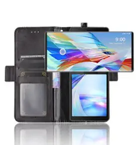 블랙 LG 윙 케이스 다이어리 카드수납 LM-F100N