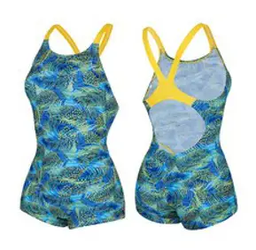 티막 트레인슈트 1부 여성 실내수영복 UKT1031-YL