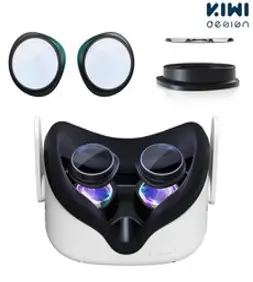 오큘러스 퀘스트2 키위 안경 렌즈 가이드 블루라이트 차단 고급형 프레임 VR 오큘러스 악세사리, 1개, 기본