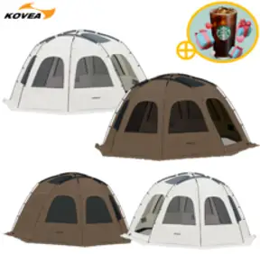 (공식처발송) 코베아 몬타나 쉘터 2 텐트 (풀세트 루프 시트) 허브 리빙쉘 돔 비바돔 오크돔 돔텐트, 아이보리