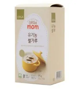 올가맘 하이아미쌀로 만든 유기농 쌀가루 중간입자 이유식, 3개