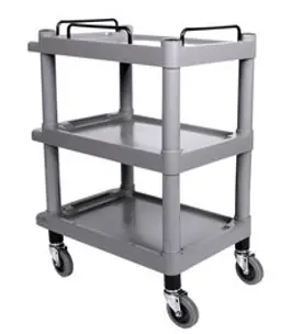 3분조립 3단 국산 서빙 카트 식당카트 운반카트 웨건 식당용 업소용 병원용, 1개