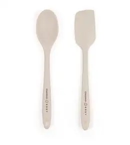 글라스락베이비 실리콘 조리 스푼 + 스파츌라 세트, 크림베이지, 1세트