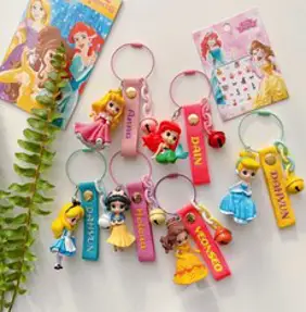 호호홈(HOHOHOME) 유치원 자수 키링 네임텍 가방고리 열쇠고리 공주