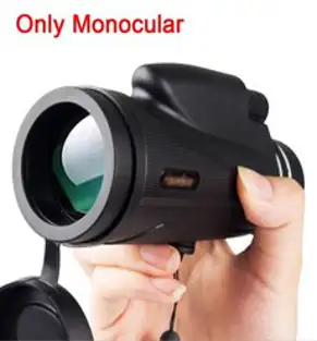 미군 군용 적외선 열감지 레이저 나이트비전 야시경 망원경 야간 투시경 탐조등 강력한 단안 50x60 줌 관광 버드 워치 스나이퍼 사냥 장소 범위를위한 광학 단안경, 모든 액세서리