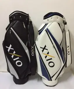 젝시오 라운딩 캐디백 남성용 여성용 스탠드 골프가방 xxio, 블랙