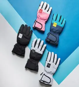 아넥스 스키장갑 스노우보드 아동 어린이 주니어 성인 방수 방한, 핑크S