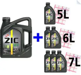 SK 지크 제로 ZIC X7 ZERO 0W30 5L 6L 7L 합성 가솔린 LPG 엔진오일 PAO API SP GDI, 1세트, ZIC X7 ZERO 0W-30 6L+부직포타올_1장