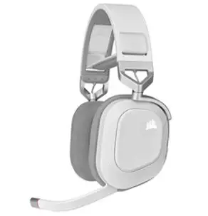 커세어 HS80 RGB WIRELESS 게이밍 헤드셋 (벌크), White, RDA0036
