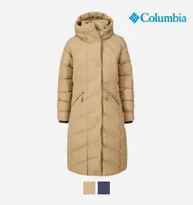 컬럼비아 (역시즌) 여성 직수 프리미엄 롱 다운 후드 자켓 WR0305 (출시가 299 000원)