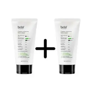 빌리프 크리미 클렌징 폼 모이스트 160ml 1+1 풍성한 생크림 거품 클렌징 폼