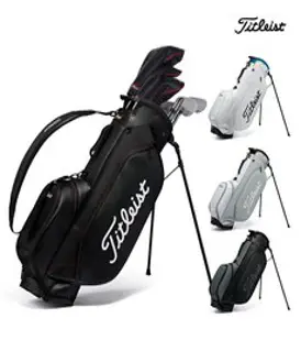 [아쿠쉬네트코리아정품] 타이틀리스트 23년 신상품 에스파이어러 스탠드백_TB23ASBA, 블랙_레드