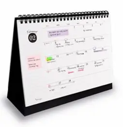 아이씨엘디자인 Desk Scheduler 2023, black, 1개
