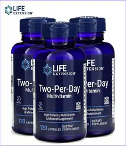 라이프익스텐션 투퍼데이 멀티비타민120 라이프 익스텐션 3병, 120정, 3개