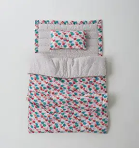 프랑브아즈 유아용 모달 낮잠이불세트 분리형 솜포함, 클레(블러싱 레드)