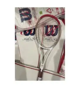 Wilson 윌슨 테니스 라켓 프로 스태프용 Kith 97L V14 4 3/8 및 공 번들