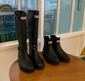 HUNTER 헌터 레인 부츠 블랙