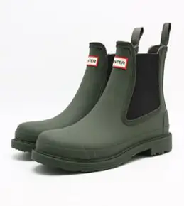 헌터 헌터 우먼스 오리지널 플레이 인슐레이티드 레인부츠 숏 플렉싱그린 스노우 (WFS2235RMA-FLEXING GREEN/WHIT