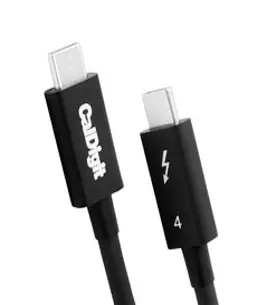 칼디짓 CalDigit 썬더볼트4 케이블 2미터 0.8미터 C타입 USB4 8K 100W, 1개