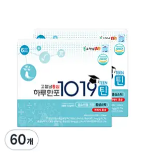 고철남홍삼 하루한포 1019틴 홍삼 스틱, 10ml, 60개입