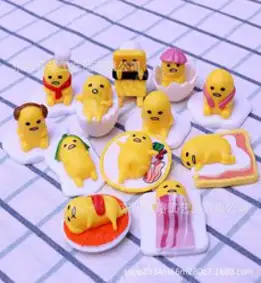 구데타마 피규어 세트 풀세트 에그 노른자, A