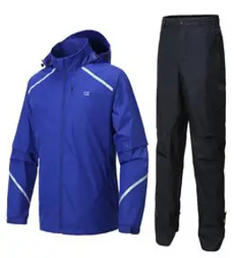 멘탈리스트 남성용 테프론코팅 멀티 익스트림 비옷 상하의 세트, 민트그레이