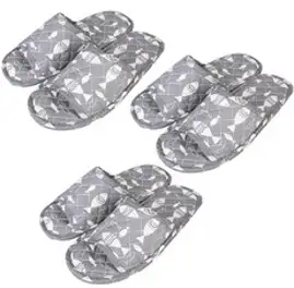 케이에스몰 남성용 더블패드 면 실내화 3p, MF290 열대어, 3개