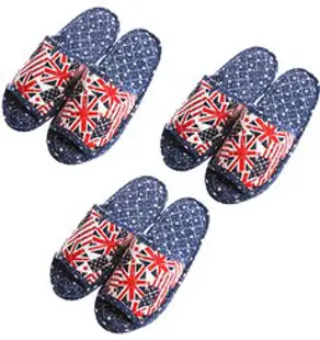 케이에스몰 남성용 더블패드 면 실내화 3p, MF189 영국, 3개