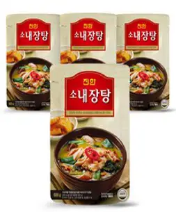 진한 소내장탕, 600g, 4개
