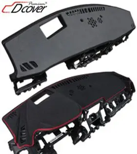 Gaon 논슬립 마이크로 벨벳 대쉬보드커버 + 갤패드 대 2p + 소 4p, 현대 더뉴그랜저 (2019년 11월 / HUD 유 / 센터스피커 무), 블랙, 현대