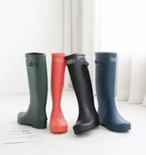락피쉬 스타일 레인부츠 명품 여성 롱부츠 패션장화