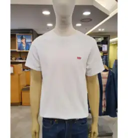 [리바이스] 남여공용 체스트 자수 스몰로고 반팔 티셔츠(면100%) NC순천점