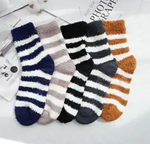 류보브 털 안빠지는 빅사이즈 수면양말 미끄럼방지 5켤레 1세트