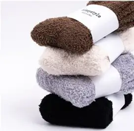 100% 국산 수면양말 4족세트 무압박 남여공용 편안한 임산부 수면양말 털빠짐없는 수면양말