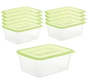 쿡앤락 밀폐 사각용기 1.5 L 10p 세트, 1개, 밀폐용기 10p