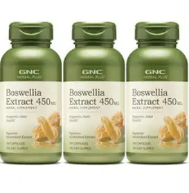 GNC 보스웰리아 추출물 450mg 캡슐, 100정, 3개