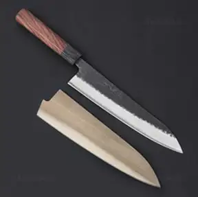 사카이 지코 슈퍼청강 쿠레다 흑타 규토 210mm+칼집, 단품