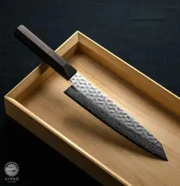 사카이 지코 햄머 흑단 팔각자루 다머스커스 셰프나이프, 셰프나이프 230mm