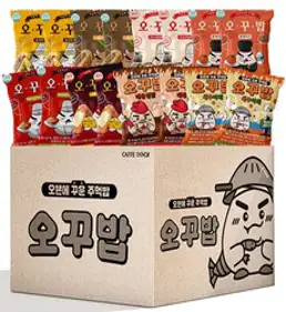 오꾸밥 주먹밥 8종 16봉 (참치마요2 까르보나라2 찜닭2 소불고기2 불닭치즈2 김치치즈2 로제치즈2 새우야채2), 1세트