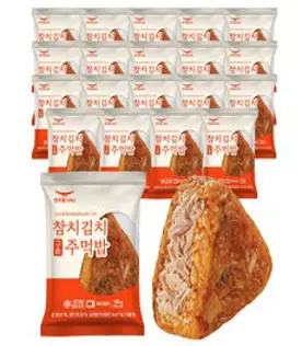 한우물 참치김치 구운주먹밥 100g 20개입, 20개