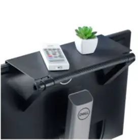 해리 TV 셋탑박스 거치대 모니터 선반, 블랙, 1개