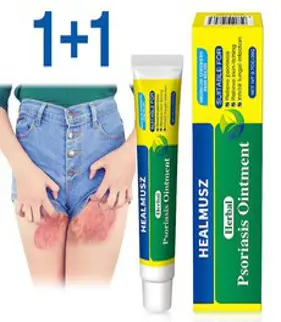 (본토출하)Herbal 1+1 피부 가려움증 한포진 습진 피부건조 알레르기 발포 습진 등의 증상 완화 연고, 2개, 20g