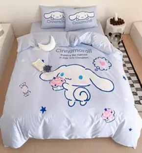 다나에 산리오 정품 시나모롤 면 이불커버 침구세트