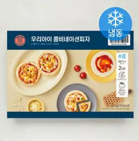 우리 아이 콤비네이션피자 만들기 (냉동), 402g, 1개