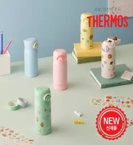 써모스 데일리 원터치 텀블러 JNL-504K / 보온보냉병, 써모스 JNL-504K-GR 코지민트, 상세설명 참조