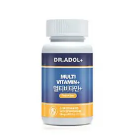 닥터아돌 멀티비타민+ 1050mg x 60정 Dr.Adol+ 남성 여성 종합비타민 + 퍼스널마켓 전용약통 증정