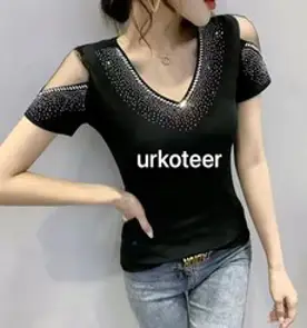 urkoteer 야시패션 스팽글 티셔츠 LDT-29